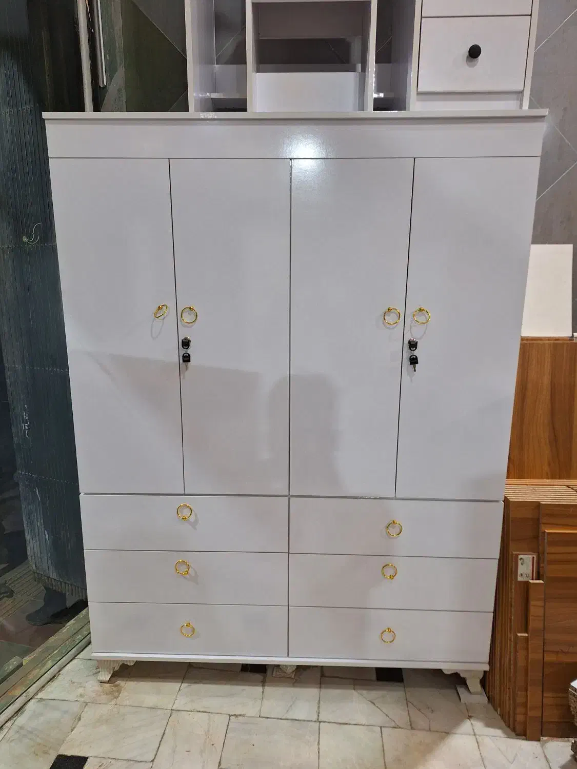 کمد۴درب۶کشو و ۲درب ۳کشو و...|جاکفشی، کمد، دراور|قم, مهر آباد|دیوار