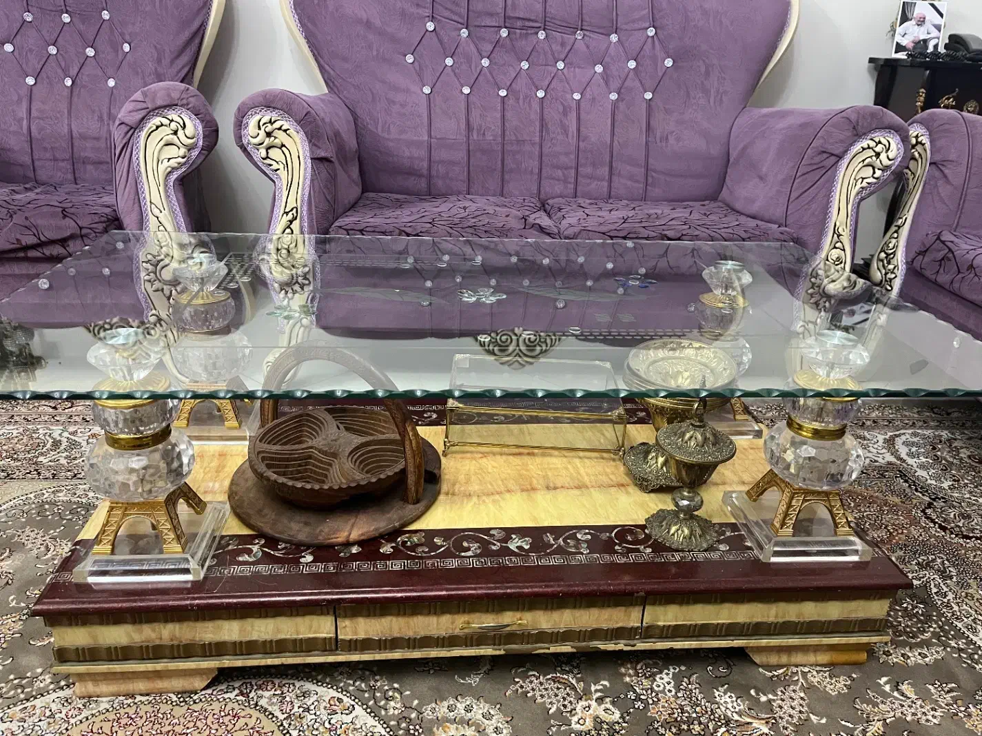 مبل ۹ نفره|مبلمان خانگی و میز عسلی|کرج, رجبآباد|دیوار