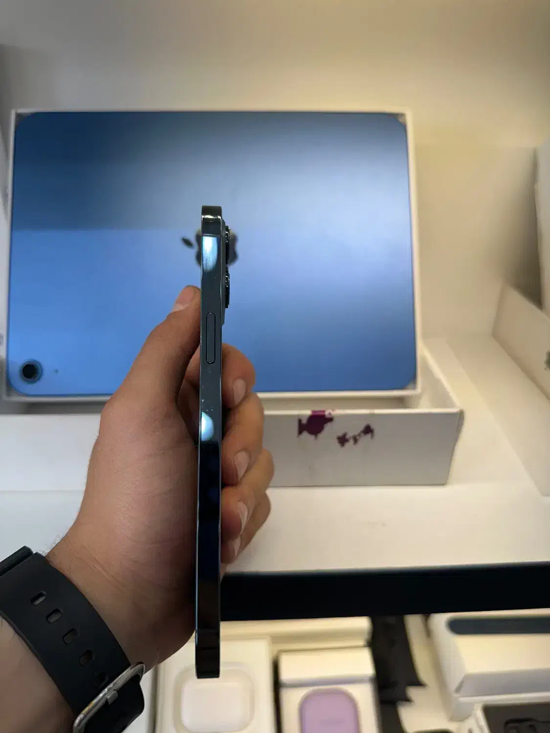 iphone 12 pro max blue|موبایل|کرج, گوهردشت|دیوار