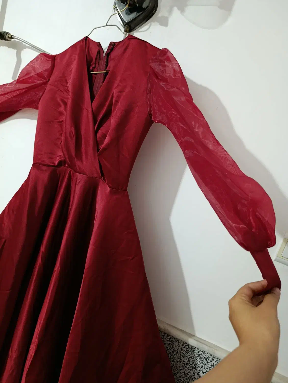 پیراهن مجلسی ساتن|لباس|قم, شهر قائم|دیوار