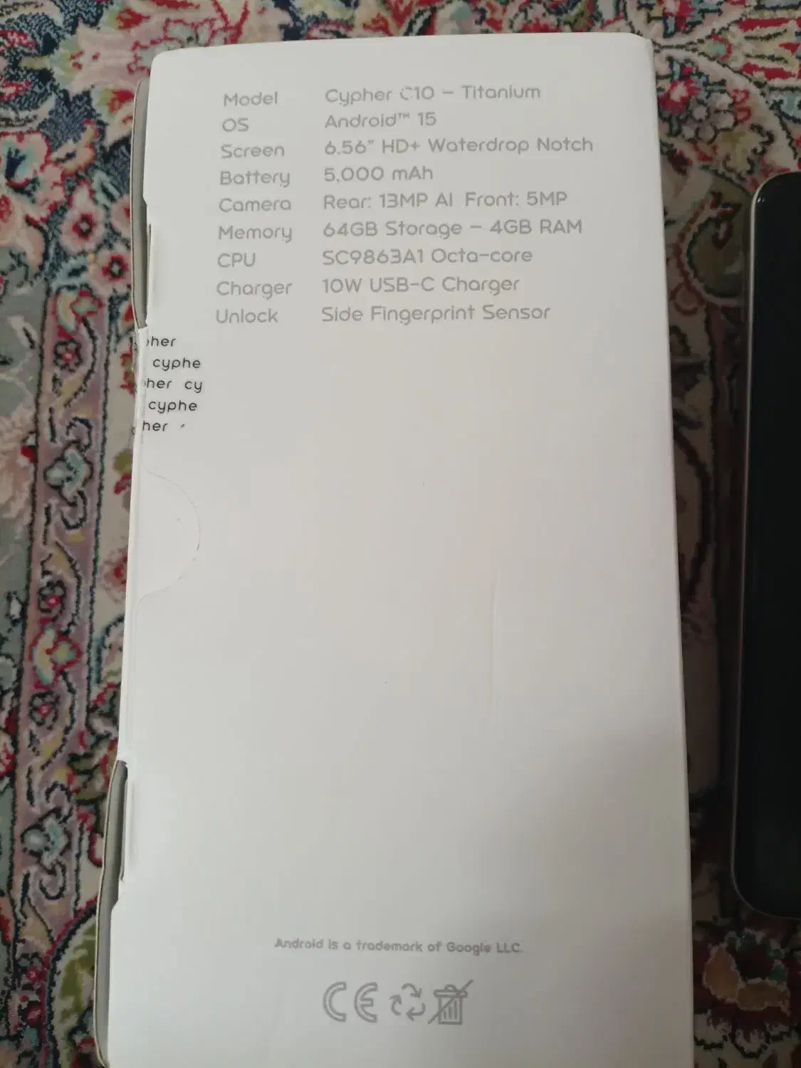 Cypher c10|موبایل|اسلام‌شهر, مطهری|دیوار