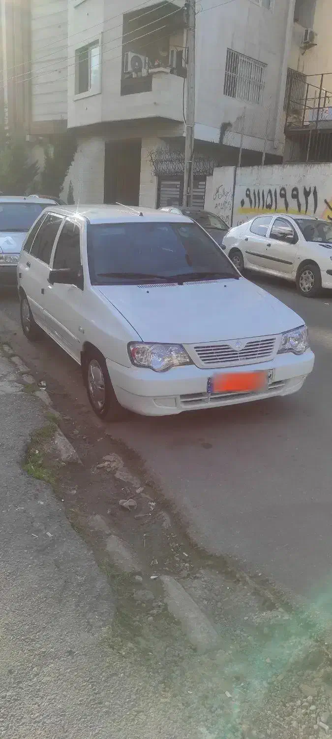 پراید ۱۱۱ سفید مدل ۹۷|خودرو سواری و وانت|ساری, |دیوار