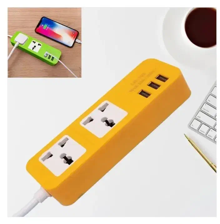 چند راهی برق و شارژر دارای پورت یو اس بی|لوازم جانبی موبایل و تبلت|کاشان, فاز ۱ ناجی آباد|دیوار