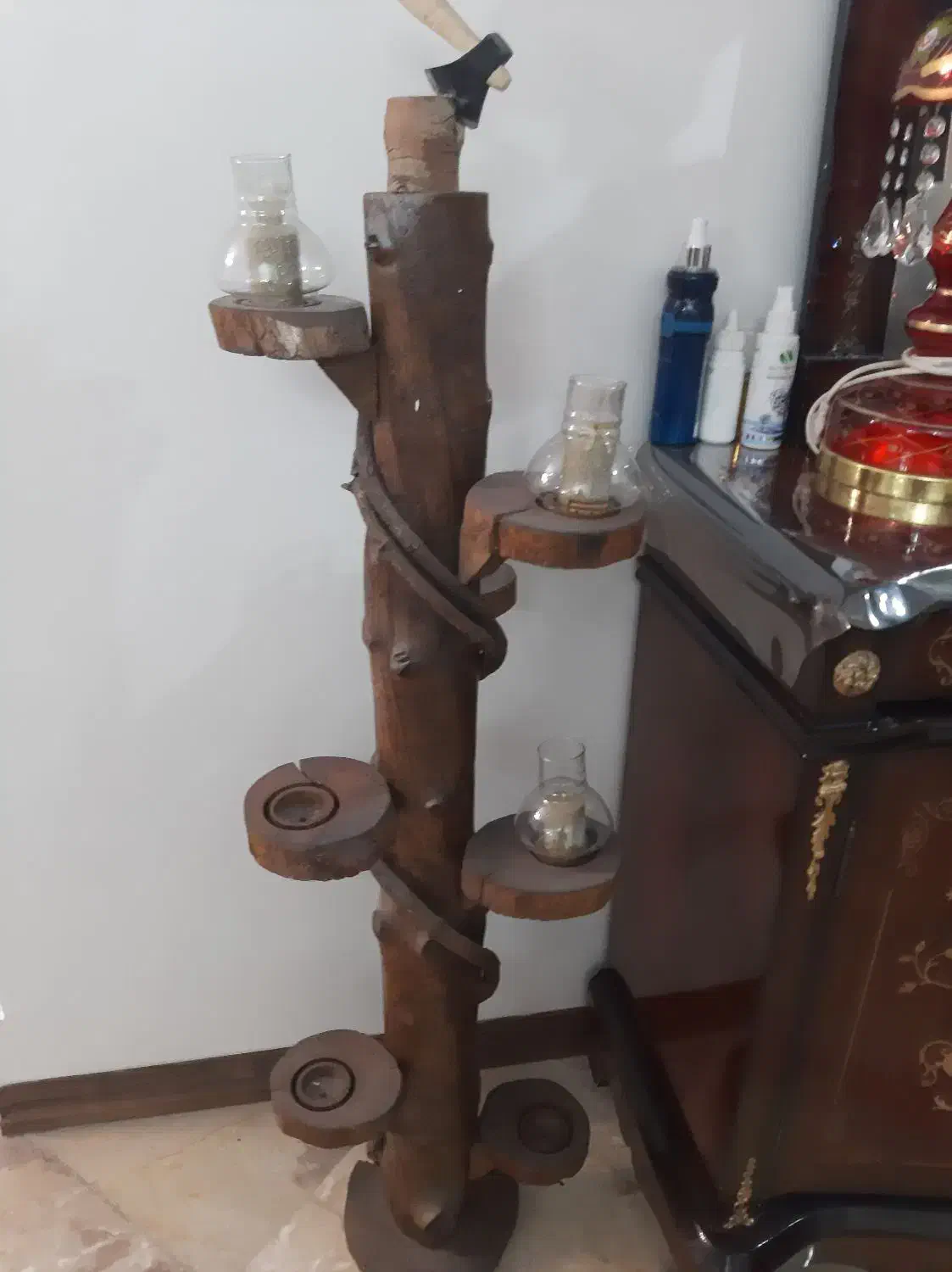 یک عدد ود چرخه دکوری یک میلیون و یک عدد درخچه|صنایع دستی و سایر لوازم تزئینی|تهران, تهراننو|دیوار