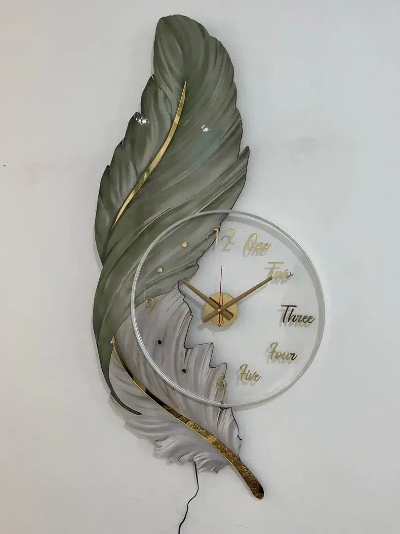 ساعت مدل پر و ماه|ساعت دیواری و تزئینی|اندیشه, اندیشه فاز ۱|دیوار