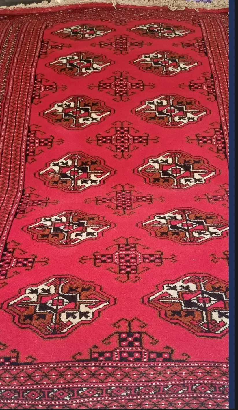 قالیچه ی دستبافت ترکمن|فرش|کرج, آق تپه|دیوار