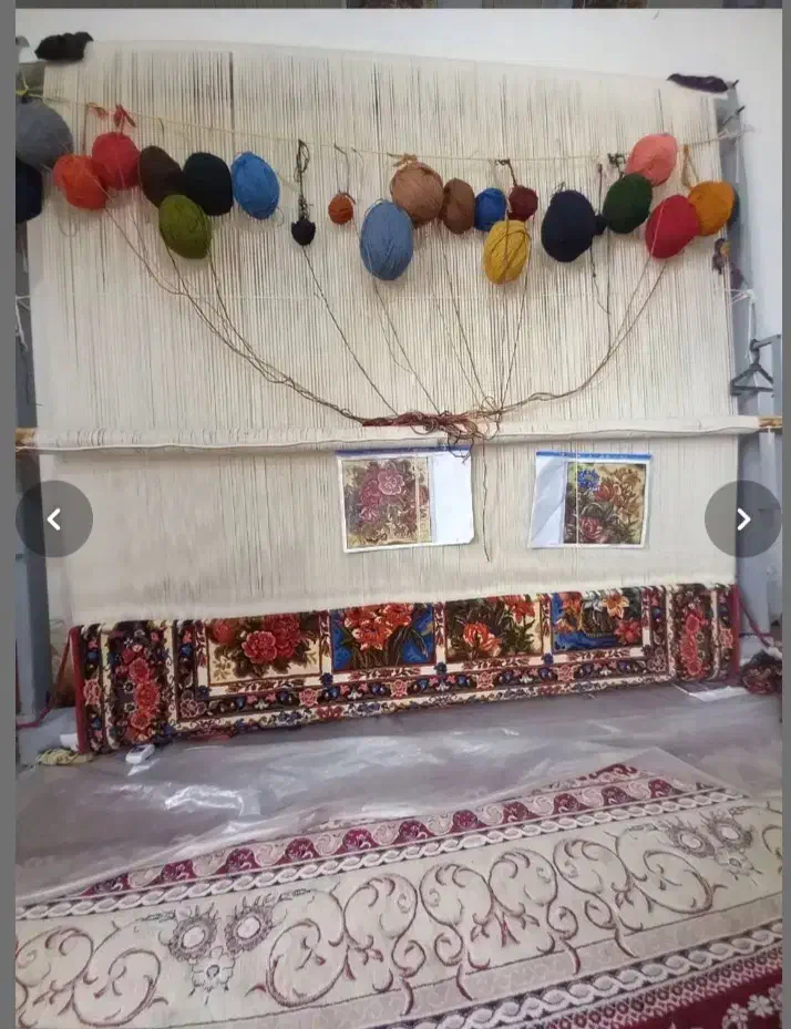 قالی نیمه بافته|فرش|شهرکرد, |دیوار