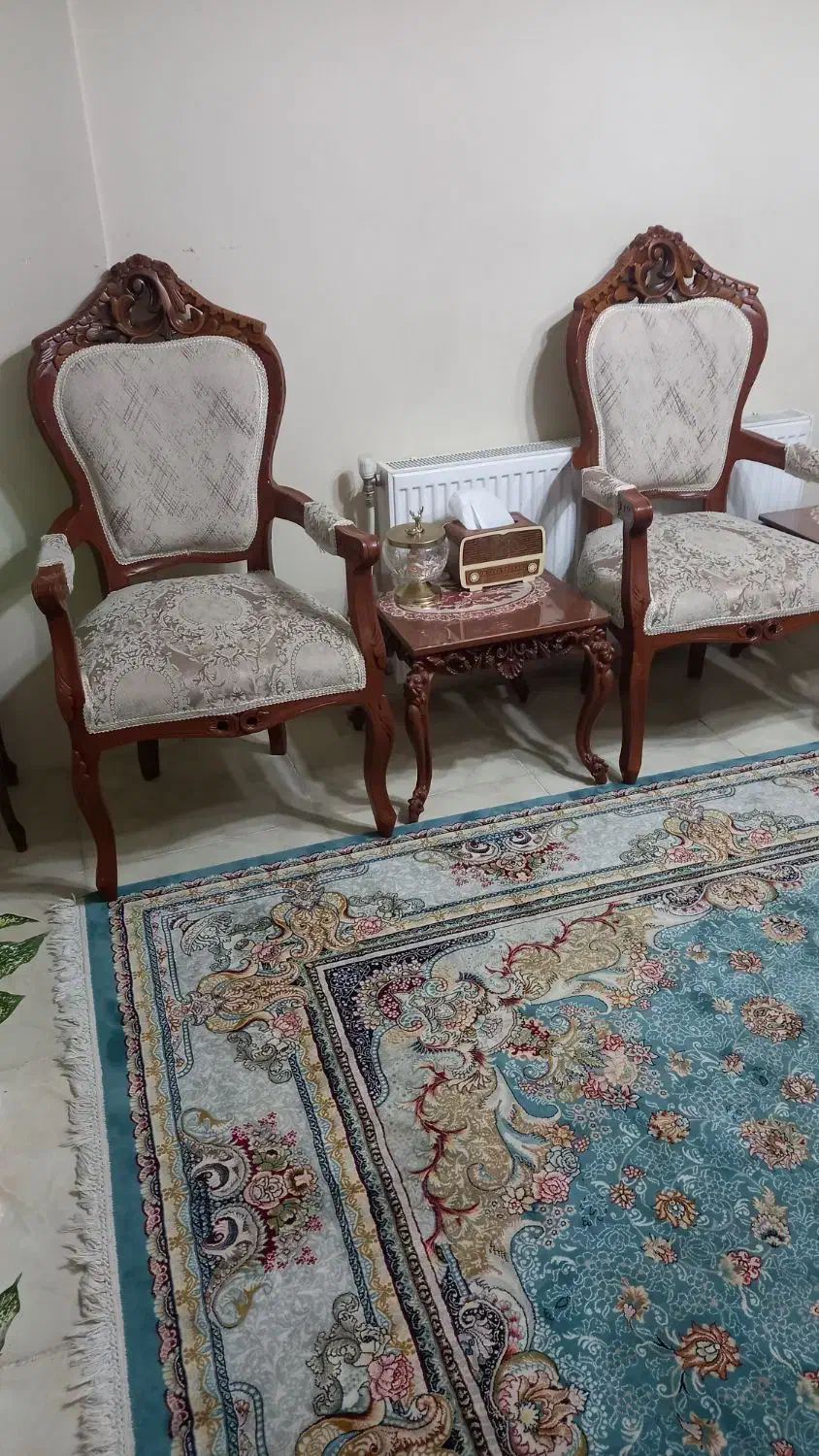 مبل سلطنتی ۹نفره|مبلمان خانگی و میز عسلی|پرند, فاز ۶|دیوار