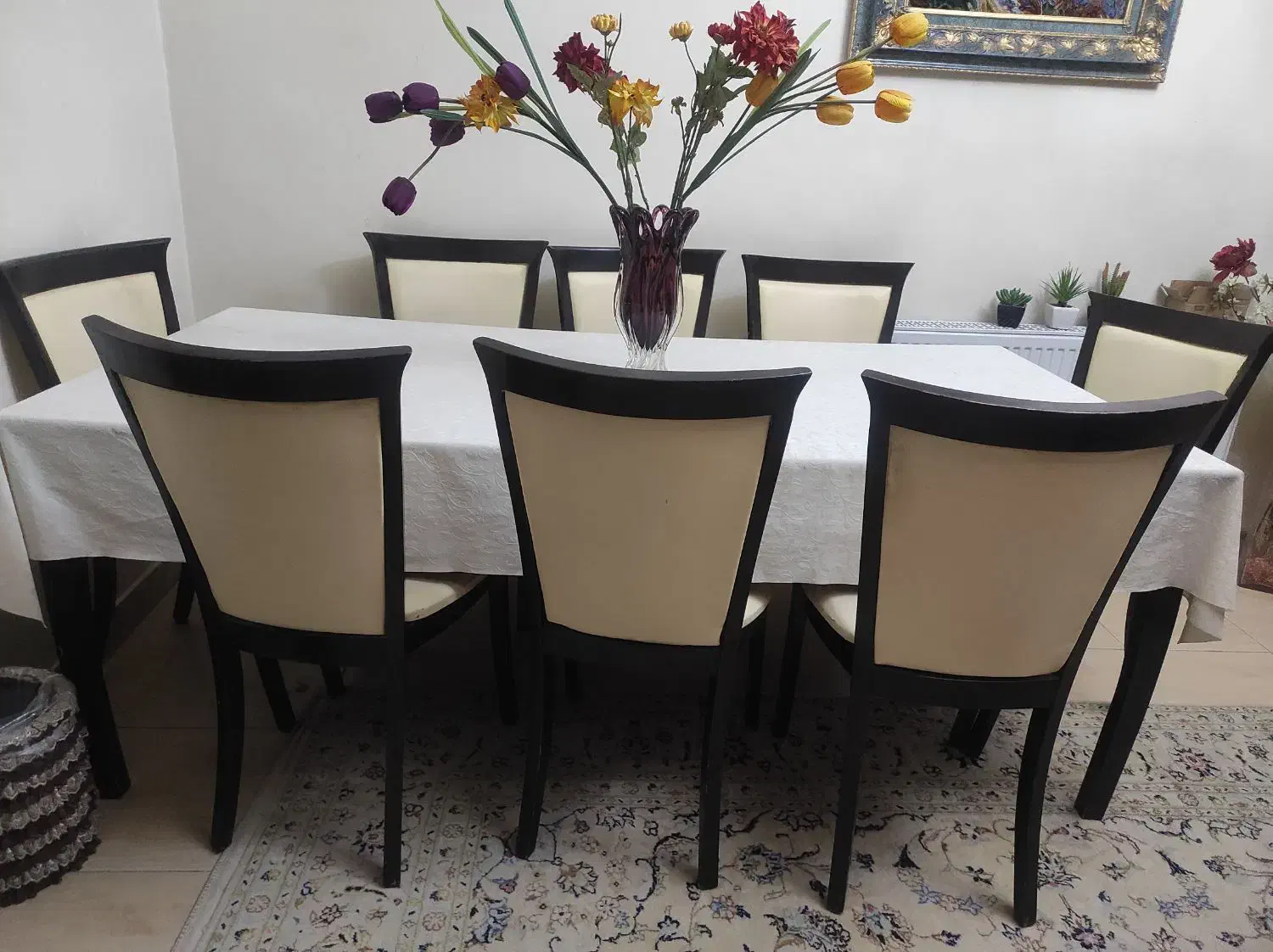 میز نهار خوری ۸نفره|میز و صندلی غذاخوری|کرمانشاه, |دیوار