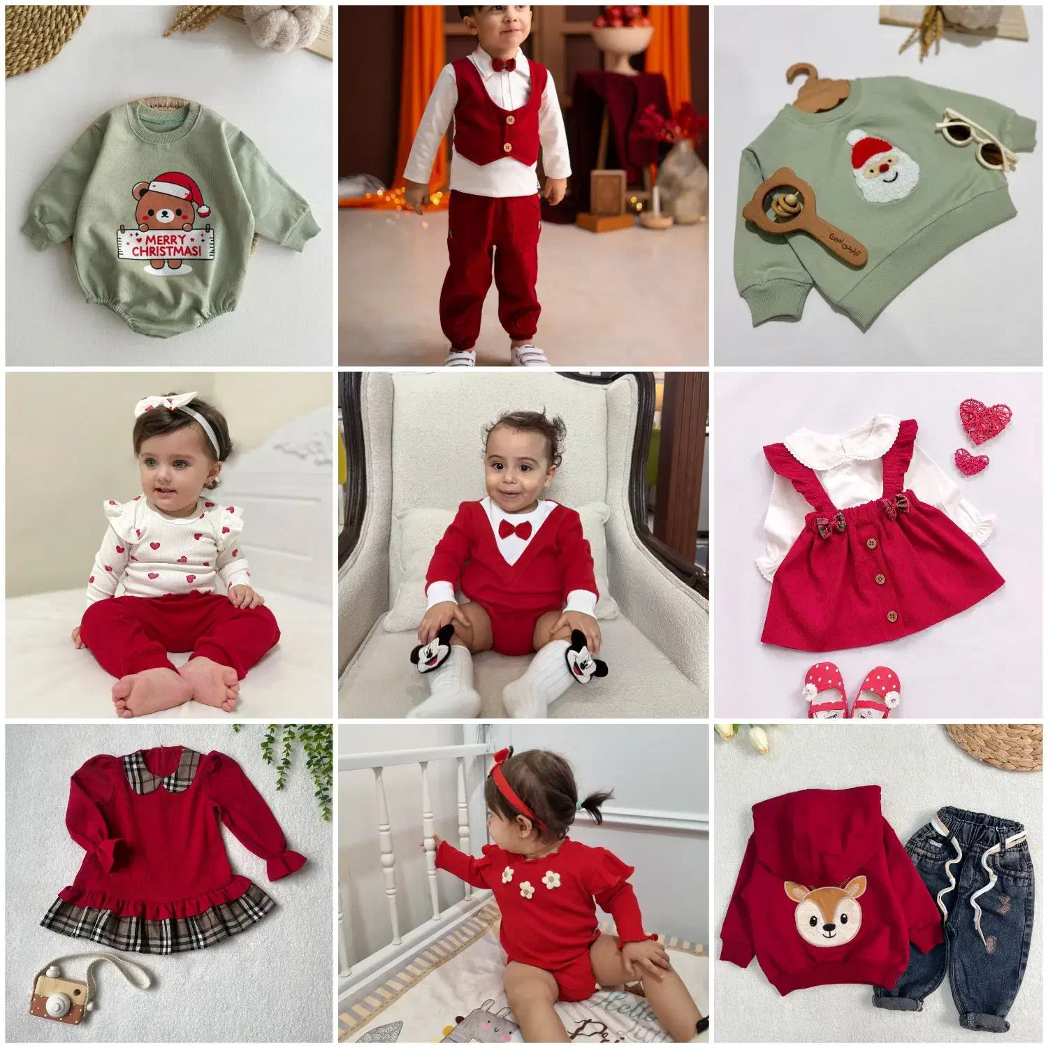 لباس شب چله نوزادی و بچگونه دخترونه پسرونه|کفش و لباس بچه|مشهد, گلشور|دیوار