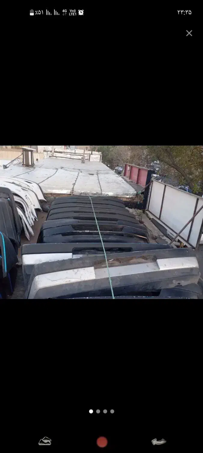 سپر دست دوم پژو پارس ۴۰۵ سمند|قطعات یدکی و لوازم جانبی|تبریز, |دیوار