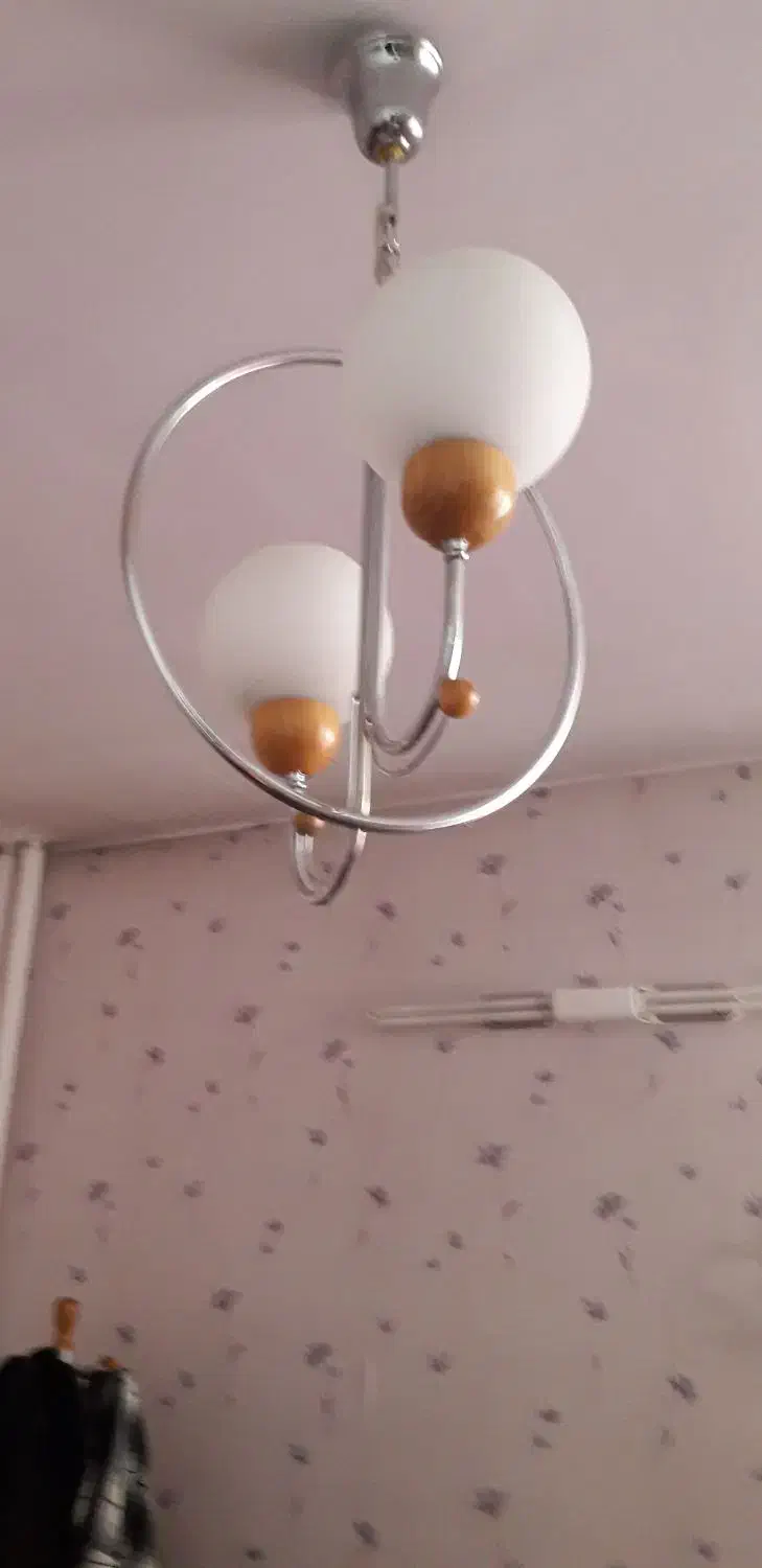 ۲عدد لوستر اتاق خواب|لوستر و چراغ آویز|زنجان, |دیوار