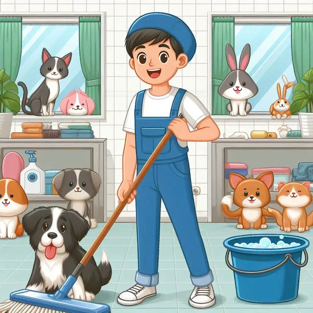 کارگر خدماتی  در کلینیک دامپزشکی|استخدام سرایداری و نظافت|هشتگرد, فاز ۲ مهستان|دیوار