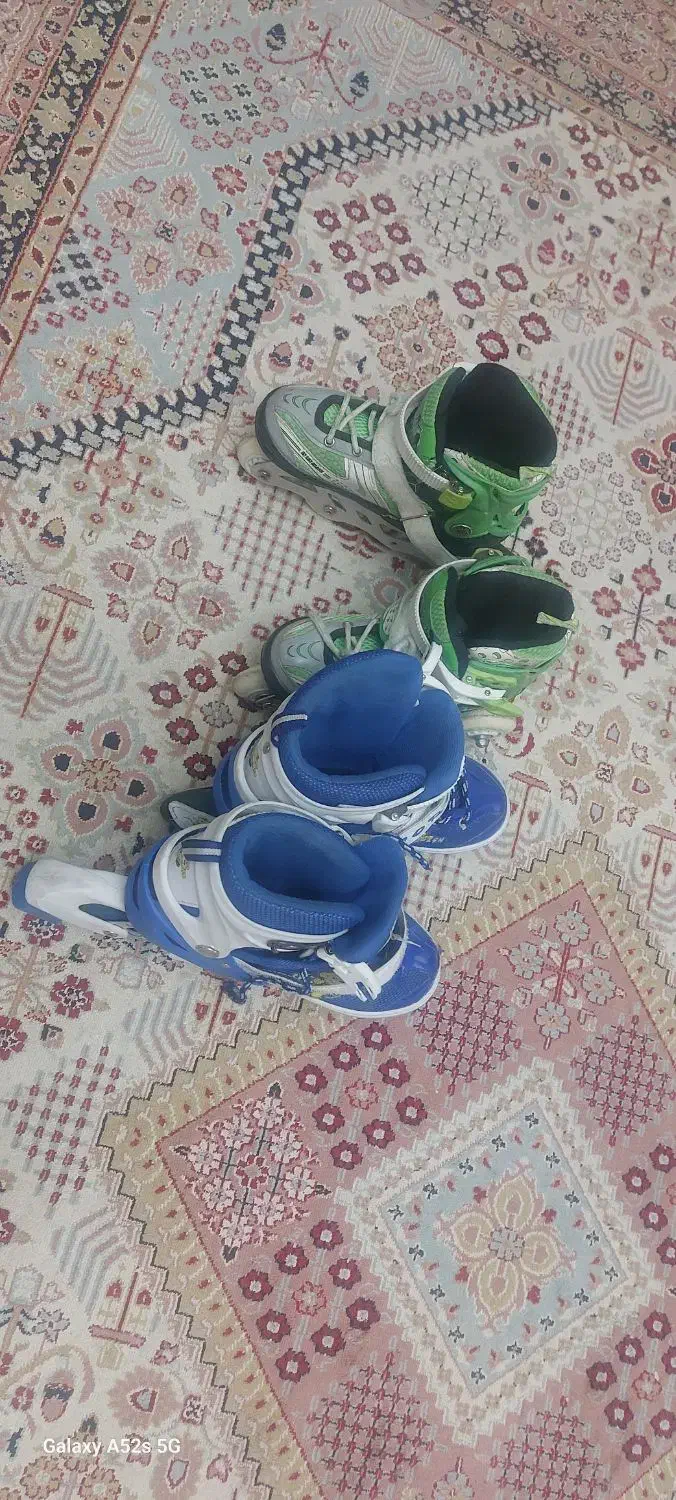 دو جفت کفش اسکیت|دوچرخه، اسکیت، اسکوتر|تهران, زعفرانیه|دیوار