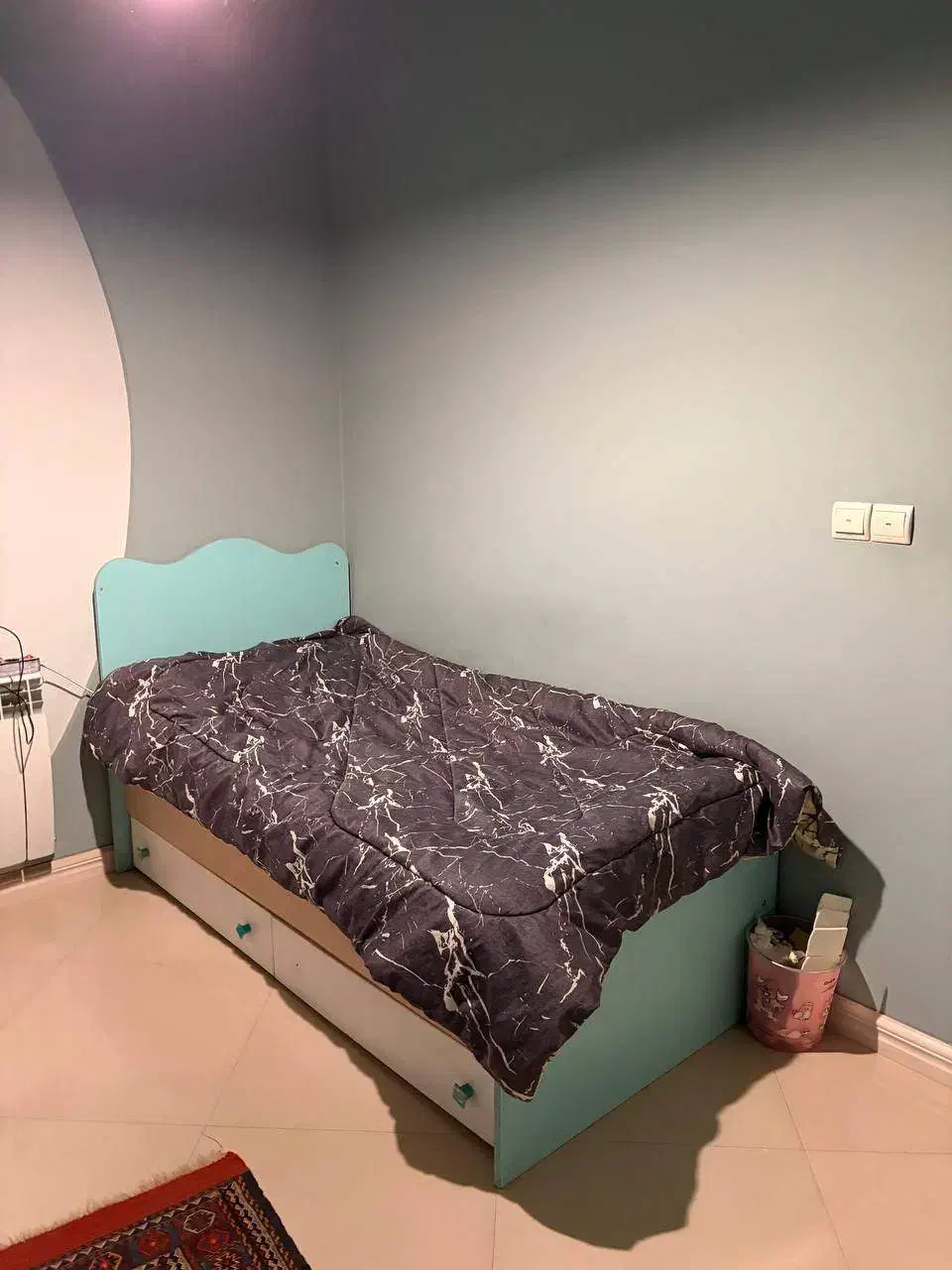 سرویس خواب کودک و نوجوان|تخت و سرویس خواب|مشهد, نیروی هوایی|دیوار