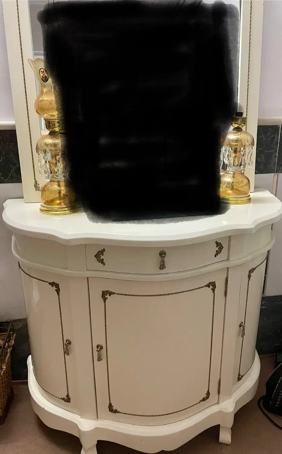 آیینه کنسول سه در|بوفه، ویترین، کنسول|قم, سراجه (۱۵ خرداد)|دیوار