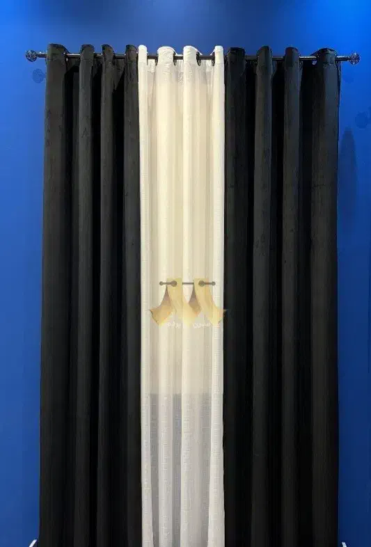 دو عدد پنل آماده نصب مشکی فقط ۹۵۰ هزار تومان|پرده، رانر، رومیزی|طبس, |دیوار