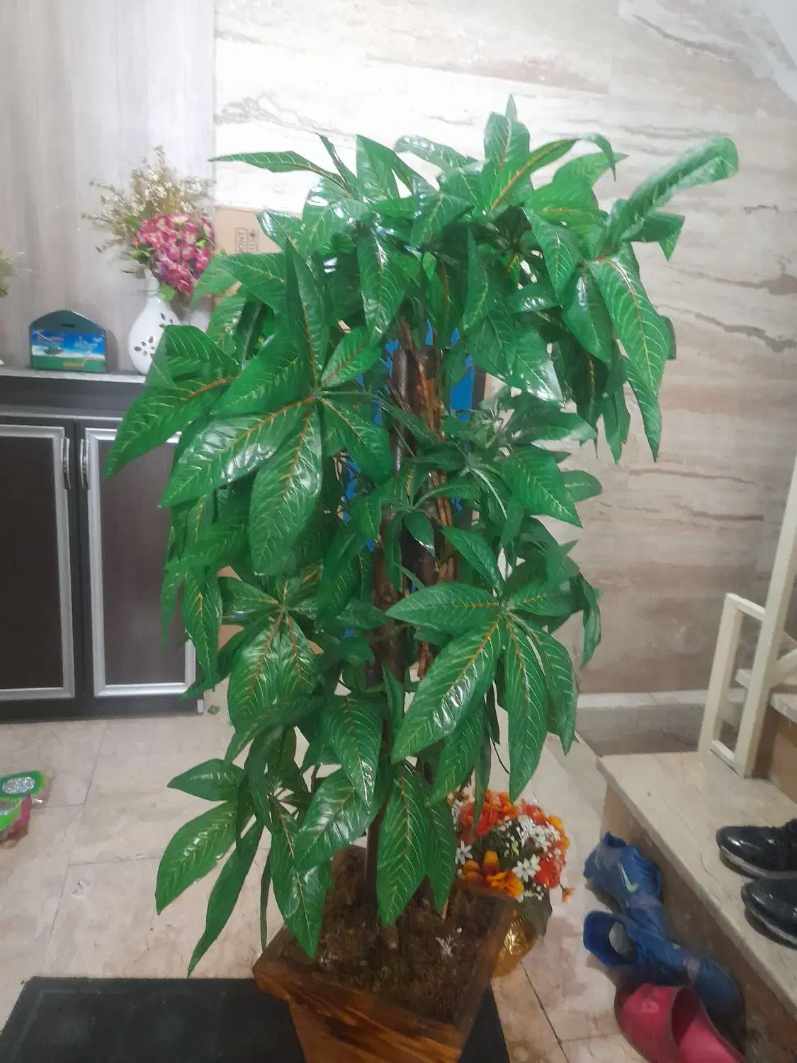 یک عدد درختچه مصنوعی زیبا|گل مصنوعی|تهران, ارجمندی راد|دیوار