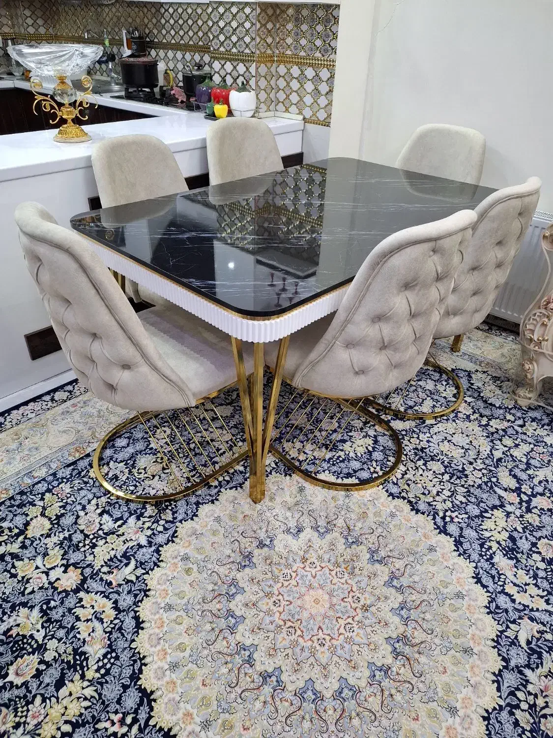میز نهار خوری چستر مدل دیبا|میز و صندلی غذاخوری|تهران, مجیدیه|دیوار
