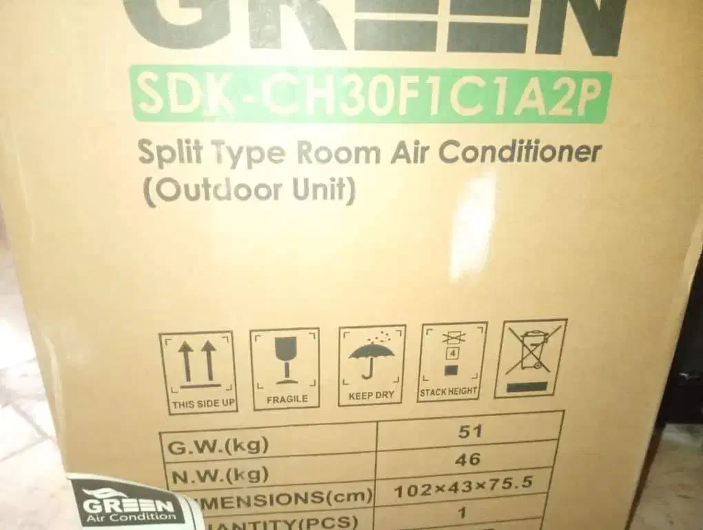 کولر گازی 30000 برند گرین|کولر گازی و فن‌کوئل|نوشهر, |دیوار