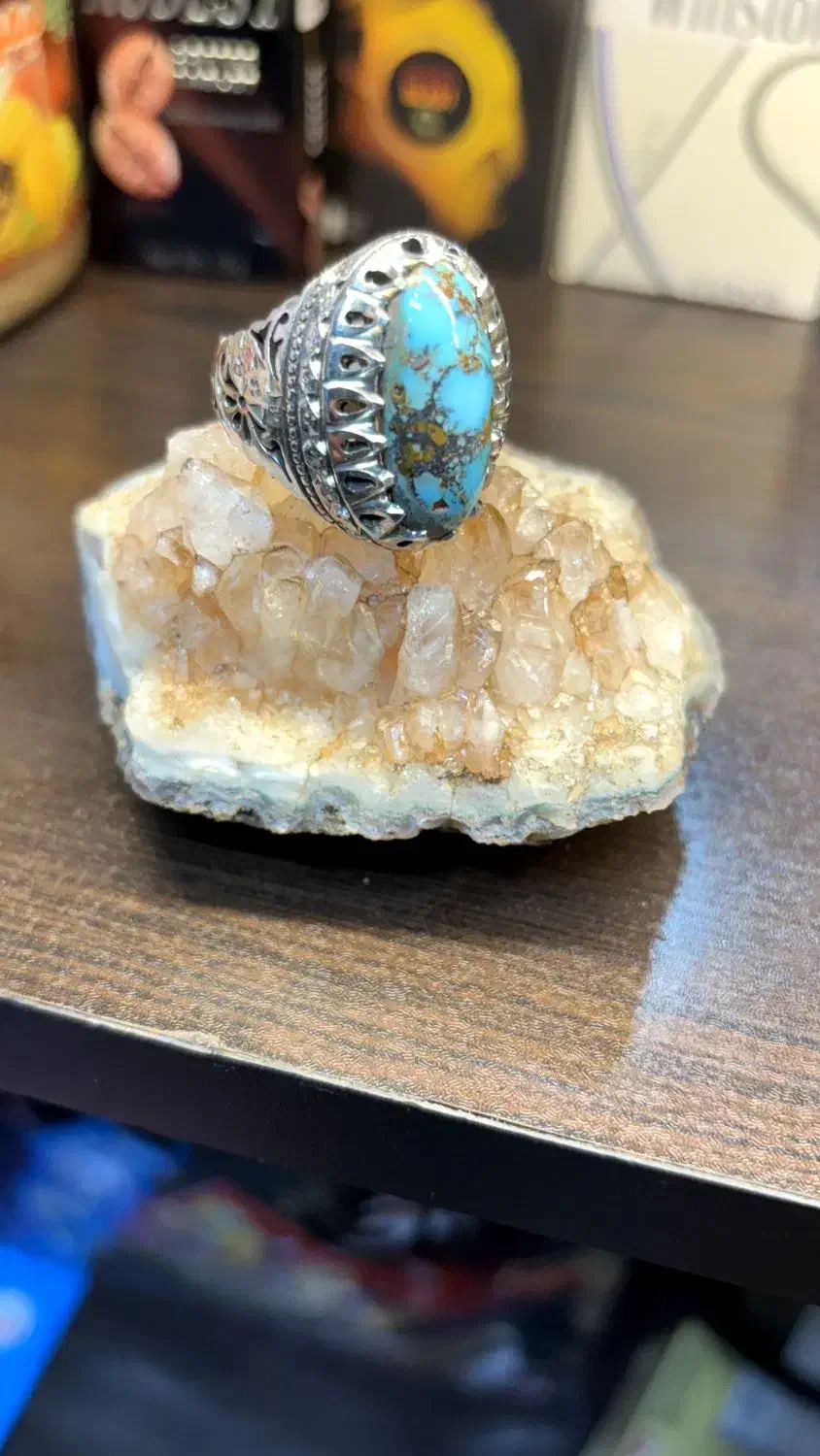 ۲عدد فیروزه نیشابور رکاب شاکری|جواهرات|اصفهان, اشکاوند|دیوار