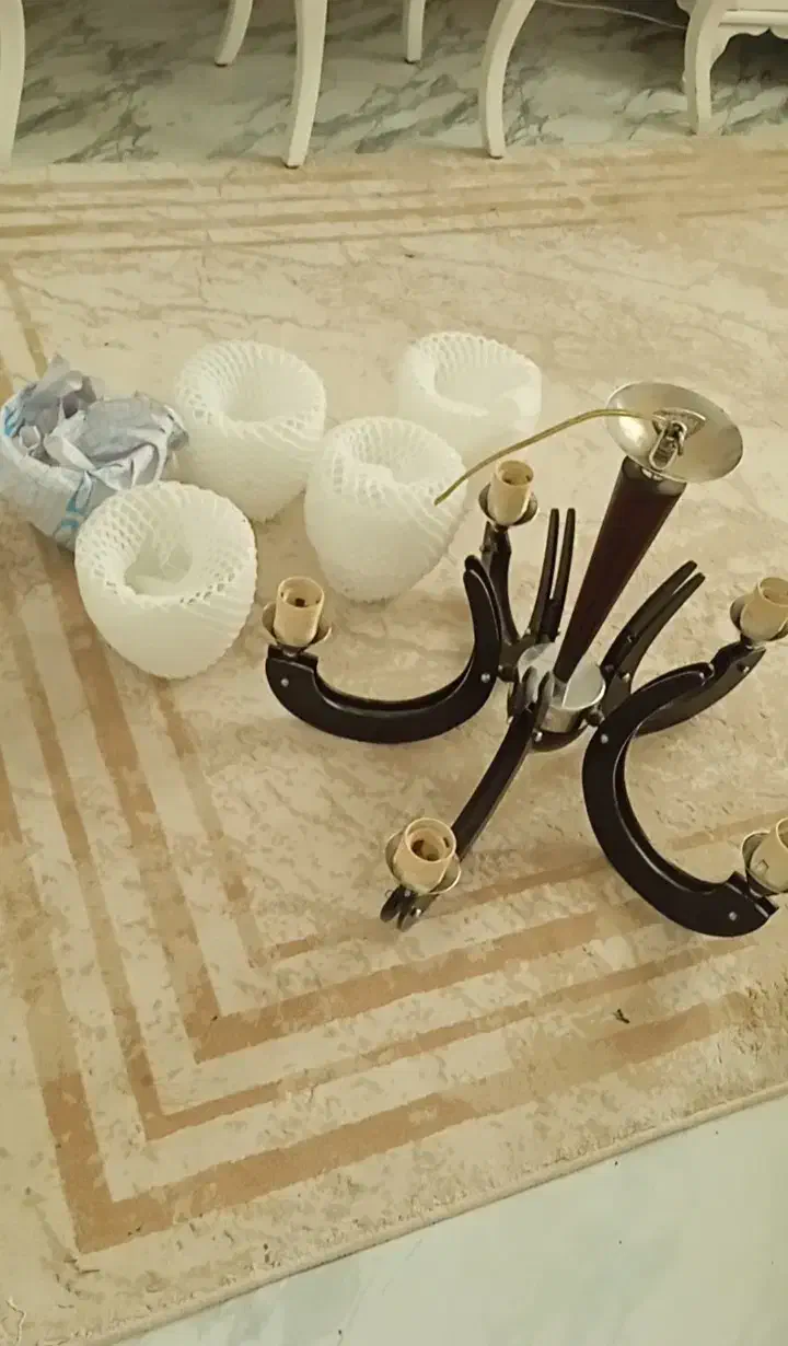 لوستر چوبی|لوستر و چراغ آویز|تهران, مشیریه|دیوار