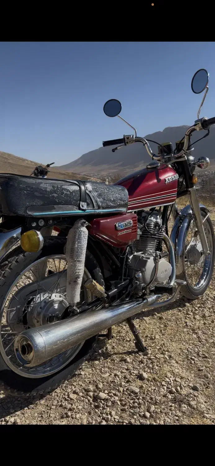 موتور ارشیا مدل 88فابریک کاملا سالم|موتورسیکلت|جونقان, |دیوار