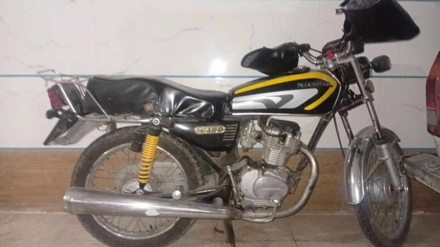 موتور هوندا مزایده 125|موتورسیکلت|اقبالیه, |دیوار