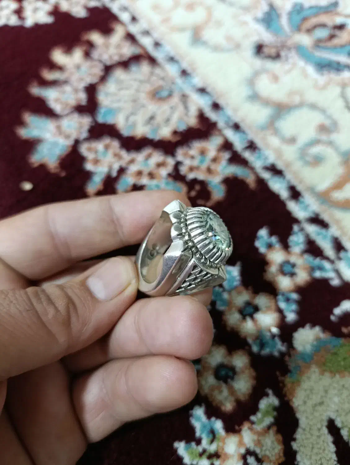 انگشتر نقره مردانه|جواهرات|خرم‌آباد, |دیوار