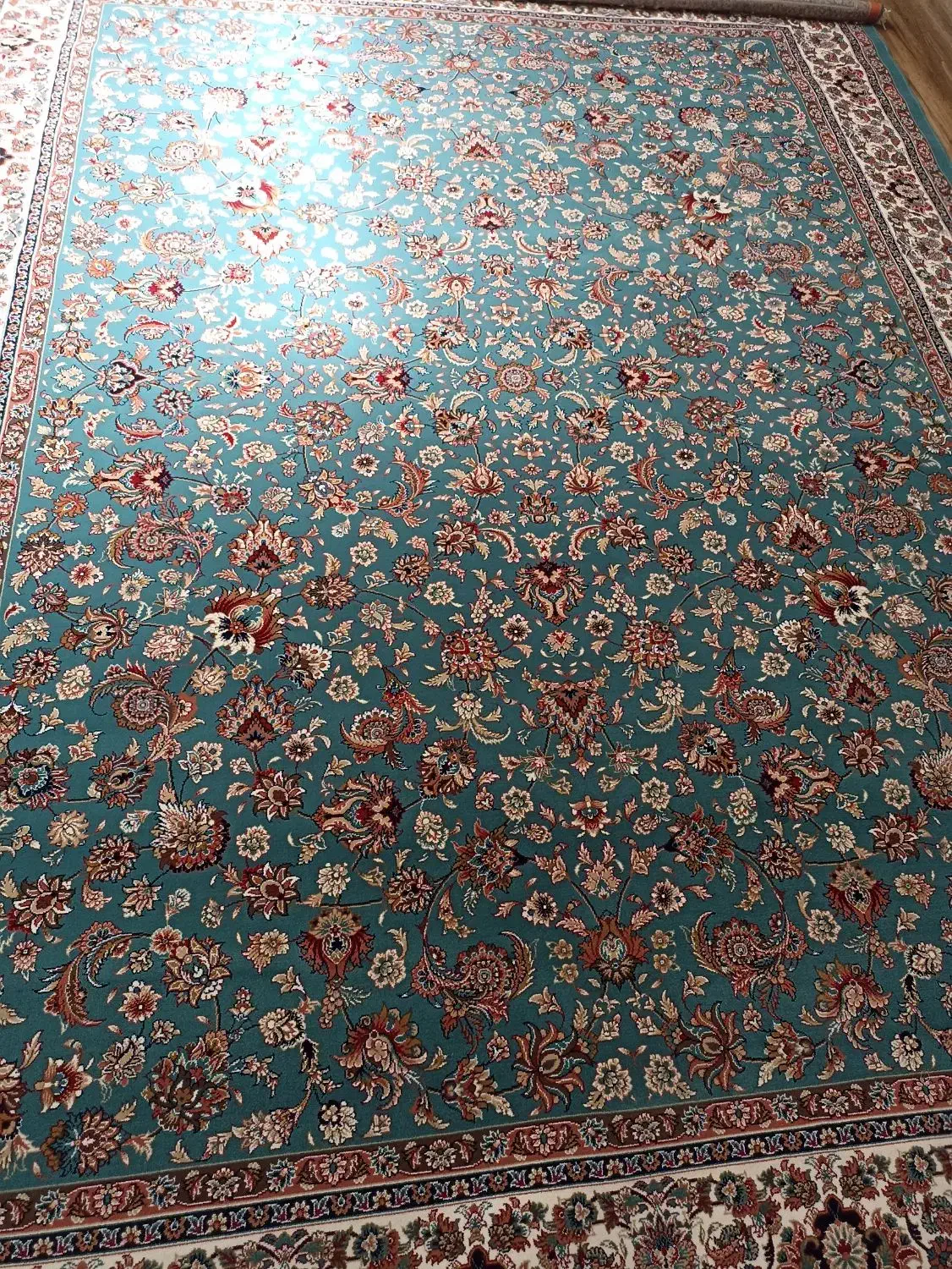 یک تخته فرش 12متری نو مناسب جهیزیه|فرش|تربتحیدریه, پارک کاشانی|دیوار