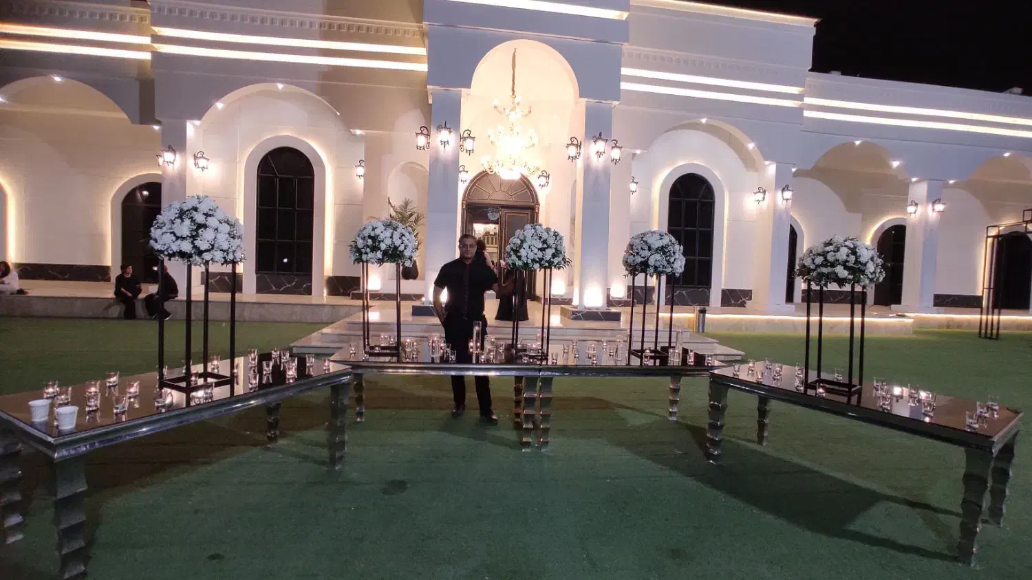 عمارت درخشانی|خدمات پذیرایی، مراسم|گرمدره, |دیوار