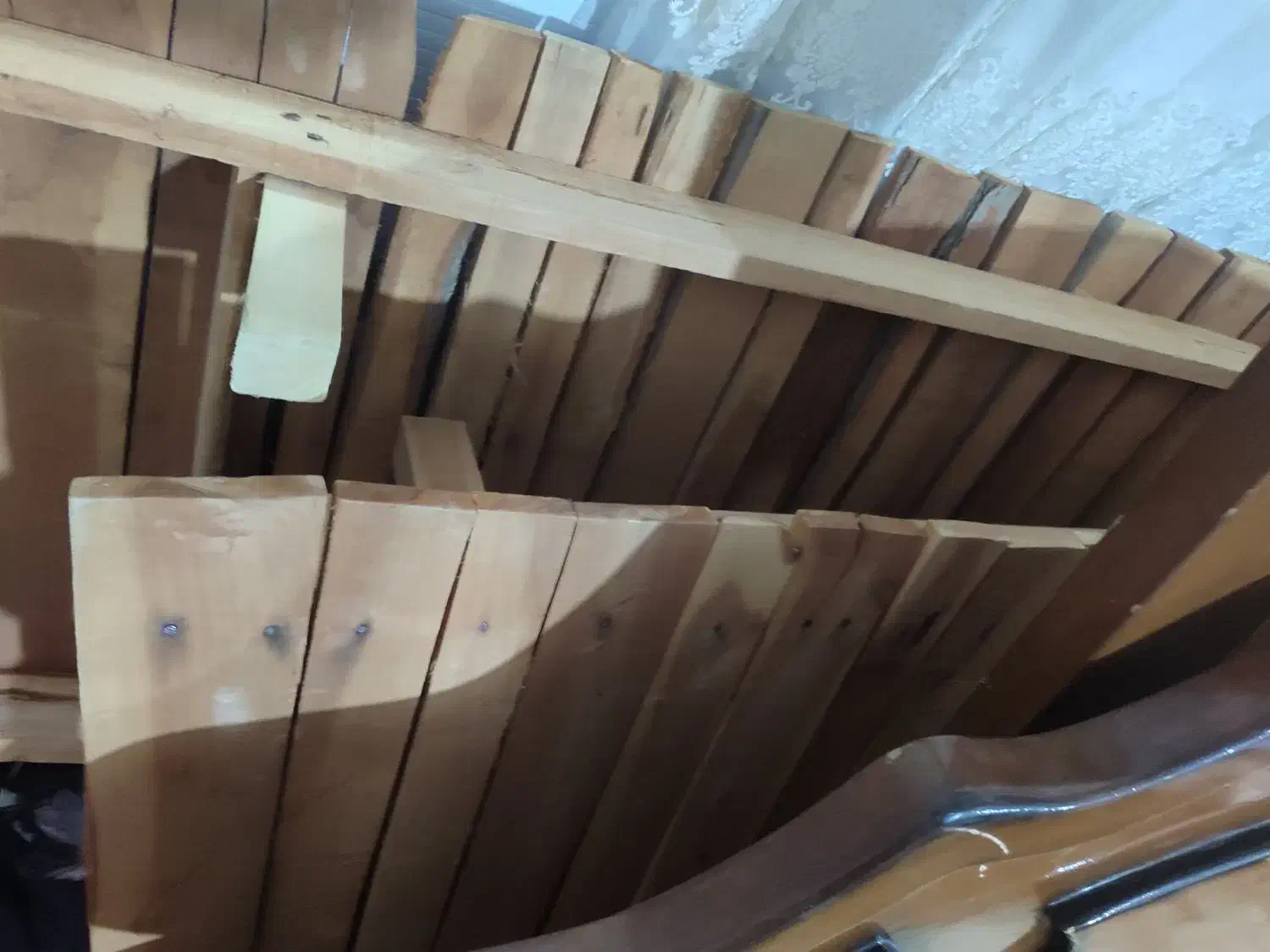 تخت خواب دونفره با پوفه وزیرتختی|تخت و سرویس خواب|شیراز, فضلآباد|دیوار