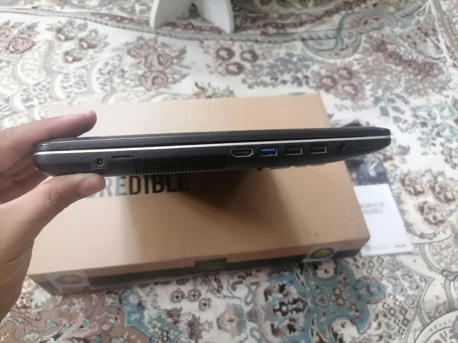 لپ تاپ حرفهای Asus x540 ddr4 نو نو مشکی طلایی|رایانه همراه|کرج, جهانشهر|دیوار