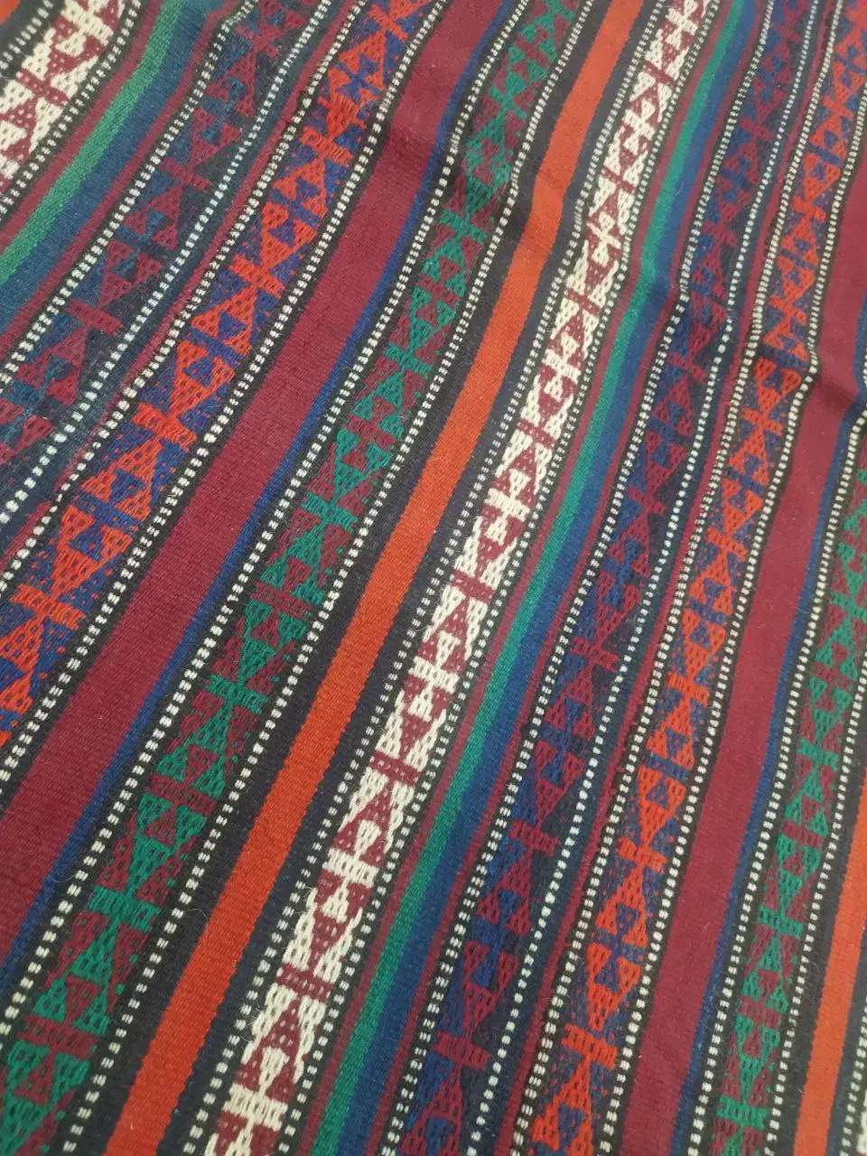 جاجیم|گلیم، جاجیم، گبه|عجب شیر, |دیوار