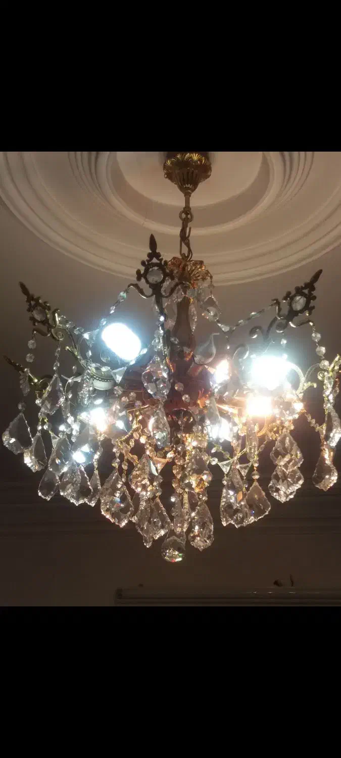 لوستر ۸شاخه|لوستر و چراغ آویز|ساوه, |دیوار