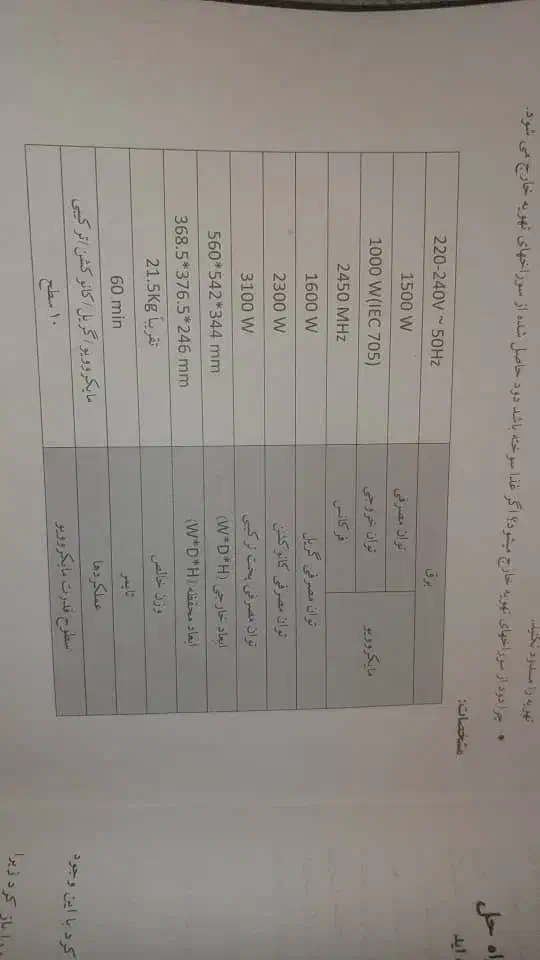 ماکروفر|اجاق گاز و لوازم برقی پخت‌وپز|شیراز, شهرک مطهری|دیوار