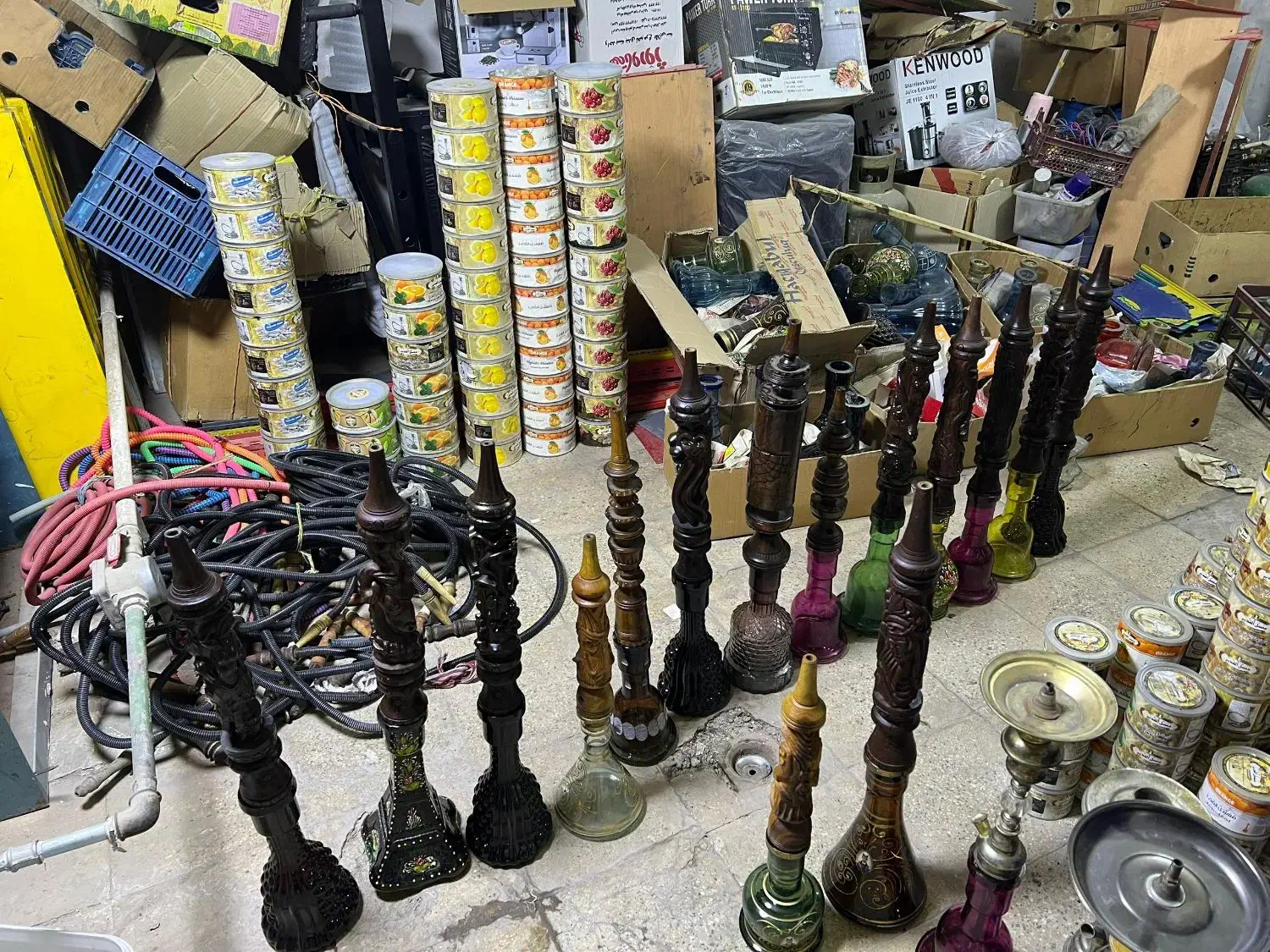 تعداد 20 قلیان چوبی و وسایل تکمیل به فروش می رسد|کلکسیون و سرگرمی|سنندج, |دیوار