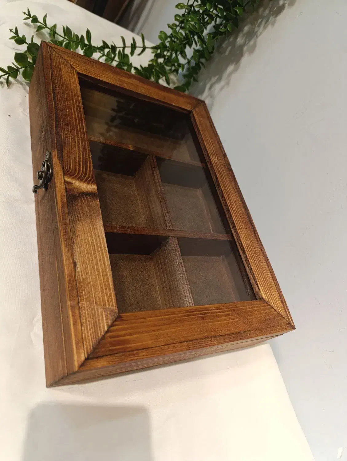 جعبه تی بک چوبی|ظروف سرو و پذیرایی|قم, صفائیه|دیوار