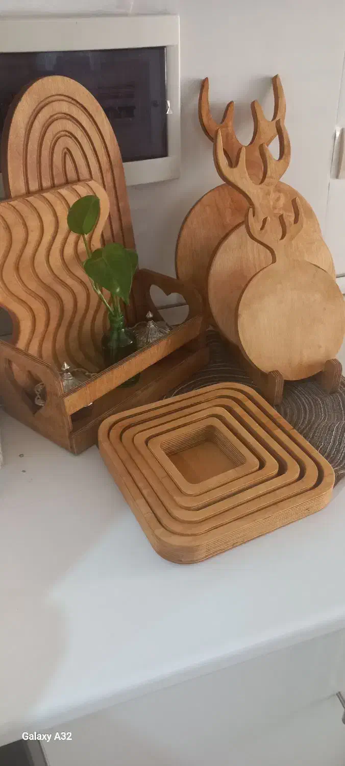 چند تکه ظروف پذیرایی|ظروف سرو و پذیرایی|الوند, |دیوار