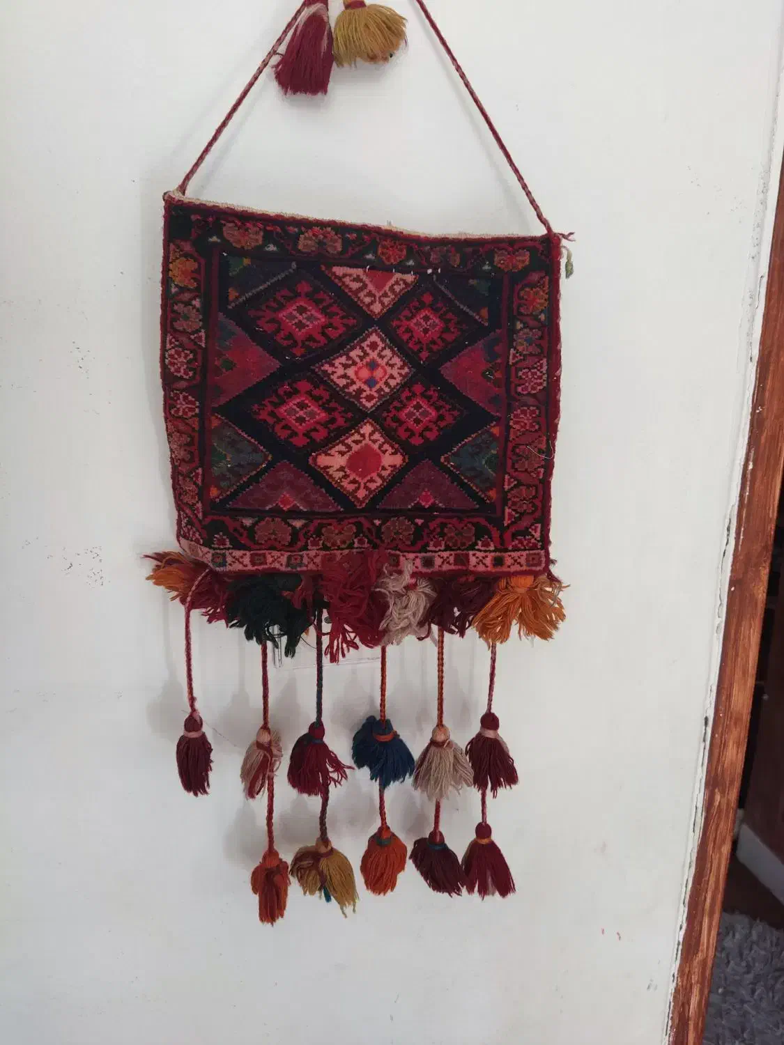 چنته|گلیم، جاجیم، گبه|شیراز, شاه قلی بیگی|دیوار