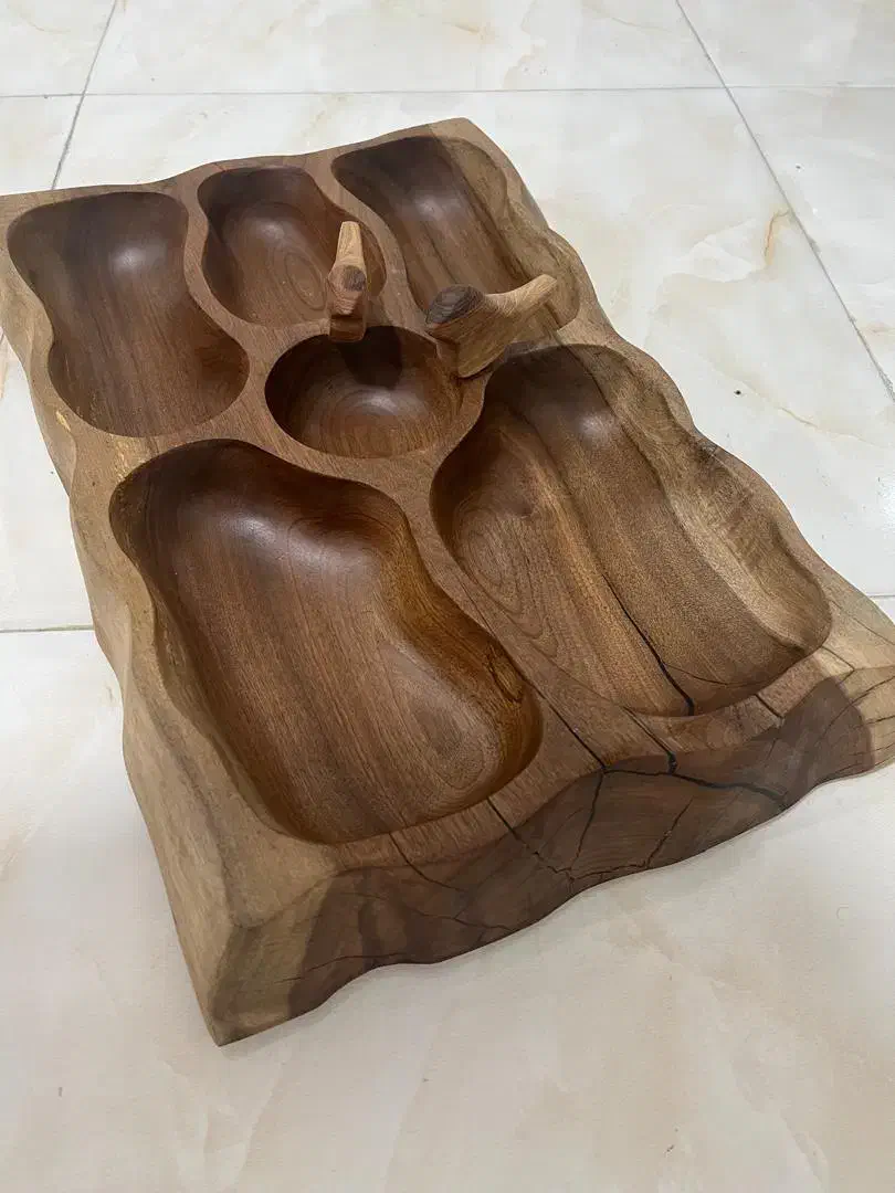 اردو خوری چوب گردو سنگین نو|ظروف سرو و پذیرایی|کرج, عظیمیه|دیوار