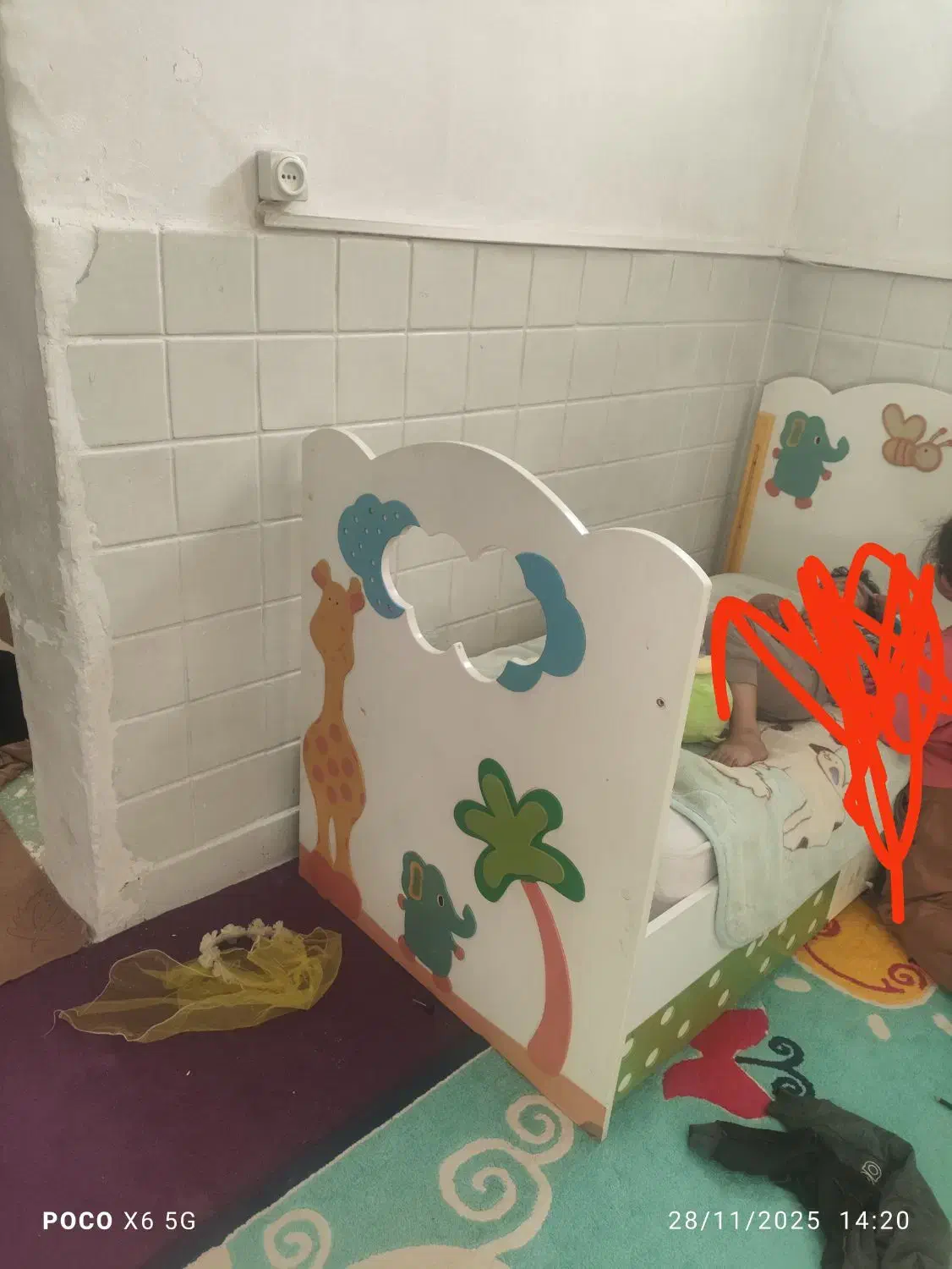 تخت خواب کودک|تخت و سرویس خواب|اندیمشک, |دیوار