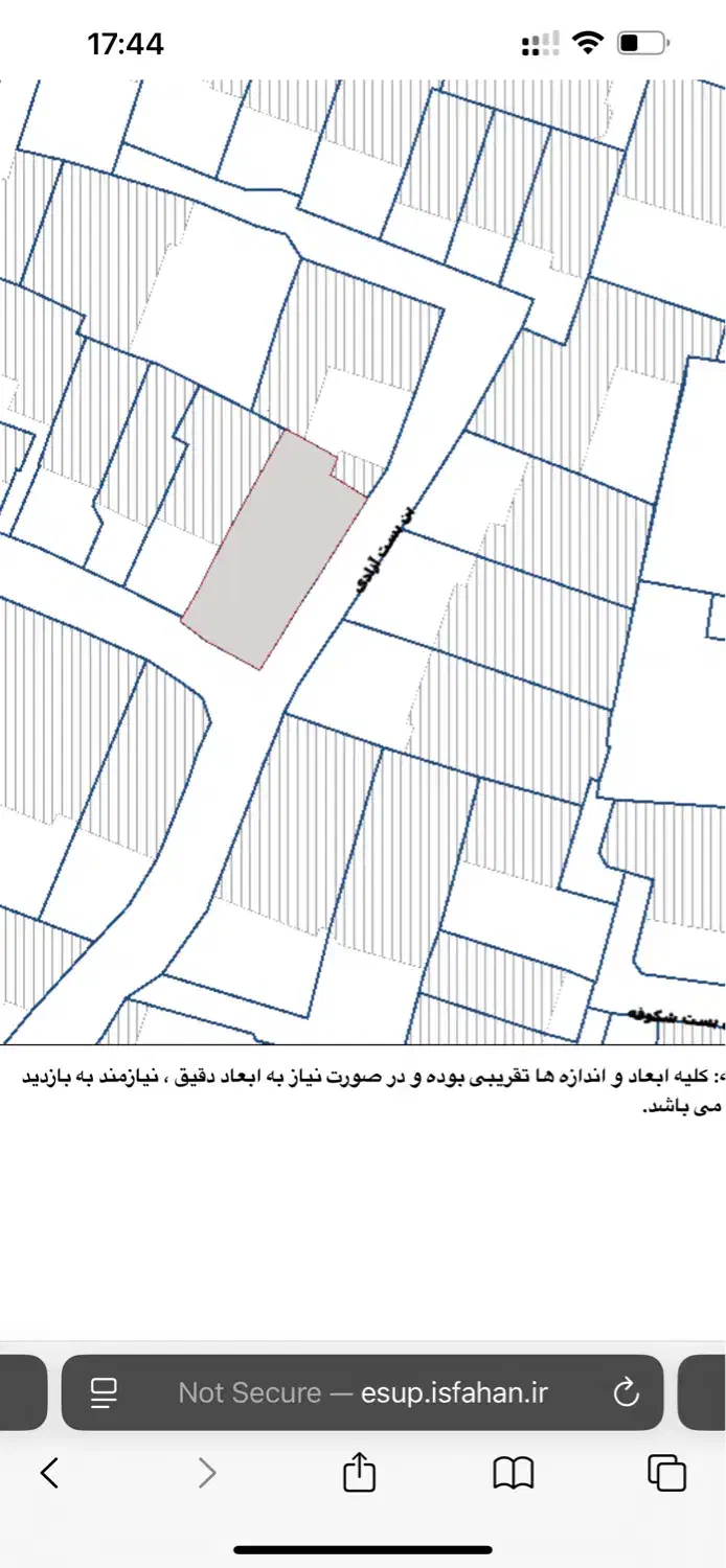 ویلایی ۱۸۰متر دونبش|فروش زمین و ملک کلنگی|اصفهان, سرچشمه|دیوار