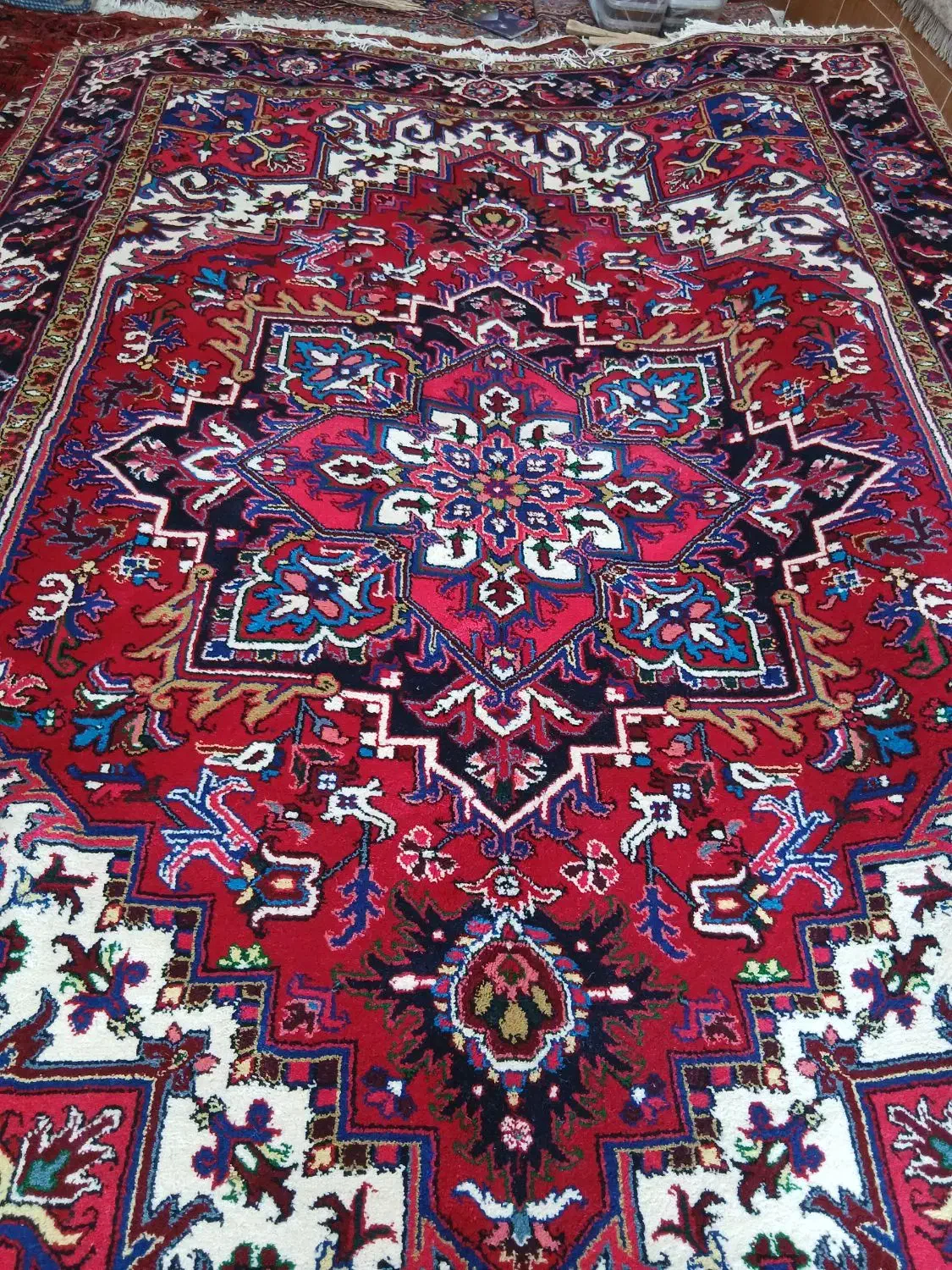 فرش الوار جفت شش متری|فرش|میانه, |دیوار