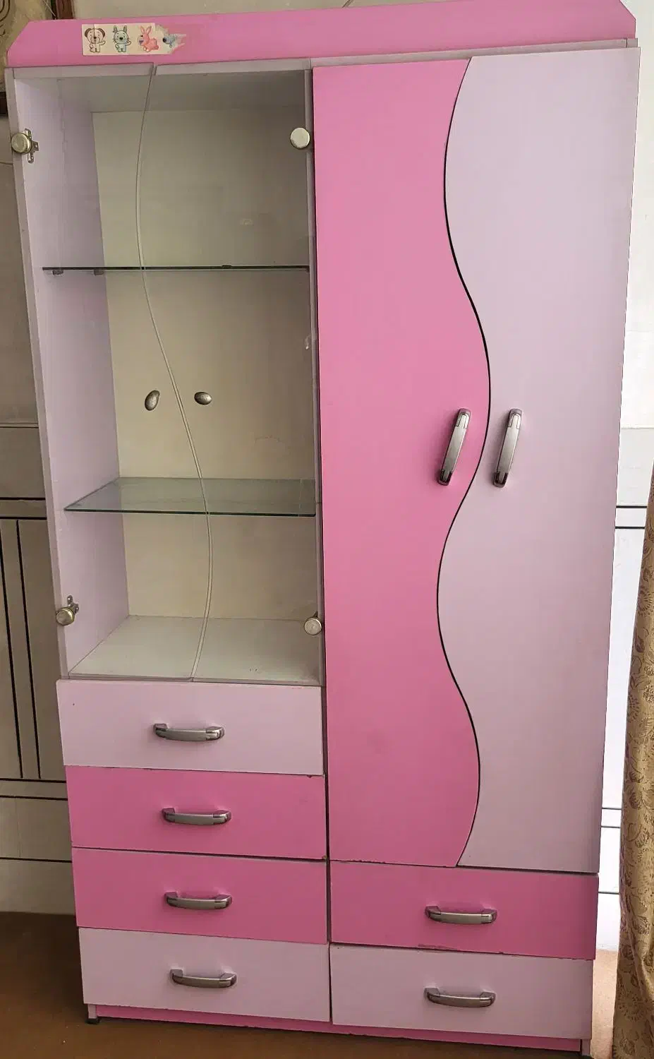 کمد وتختخواب یه نفره|تخت و سرویس خواب|خمینی‌شهر, |دیوار