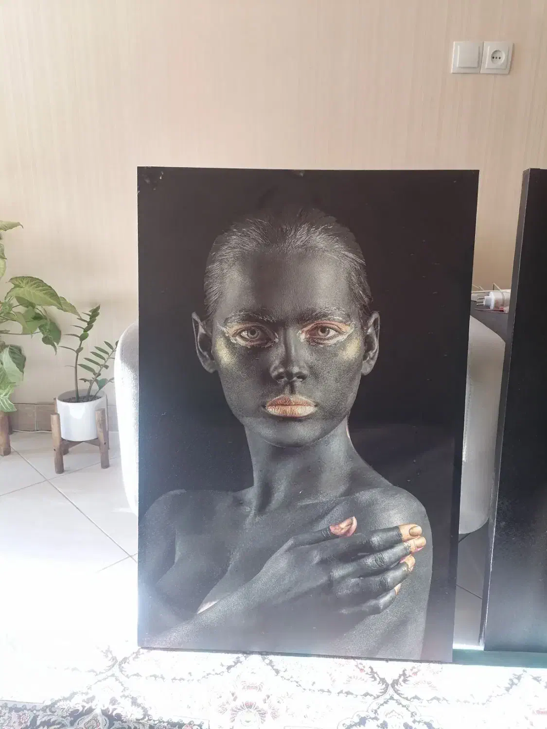 2عدد تابلو چهره مدرن|تابلو، نقاشی، عکس|شاهرود, |دیوار