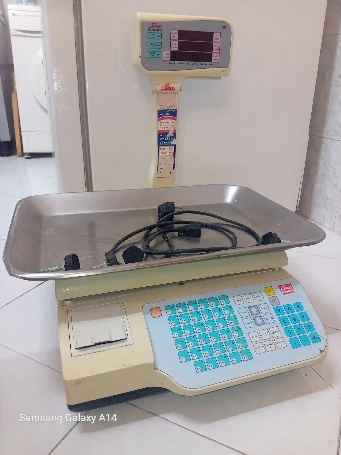 ترازوی ۵۰ کیلوگرمی محک پرینتردار|فروشگاه و مغازه|کرج, کوی امامیه|دیوار