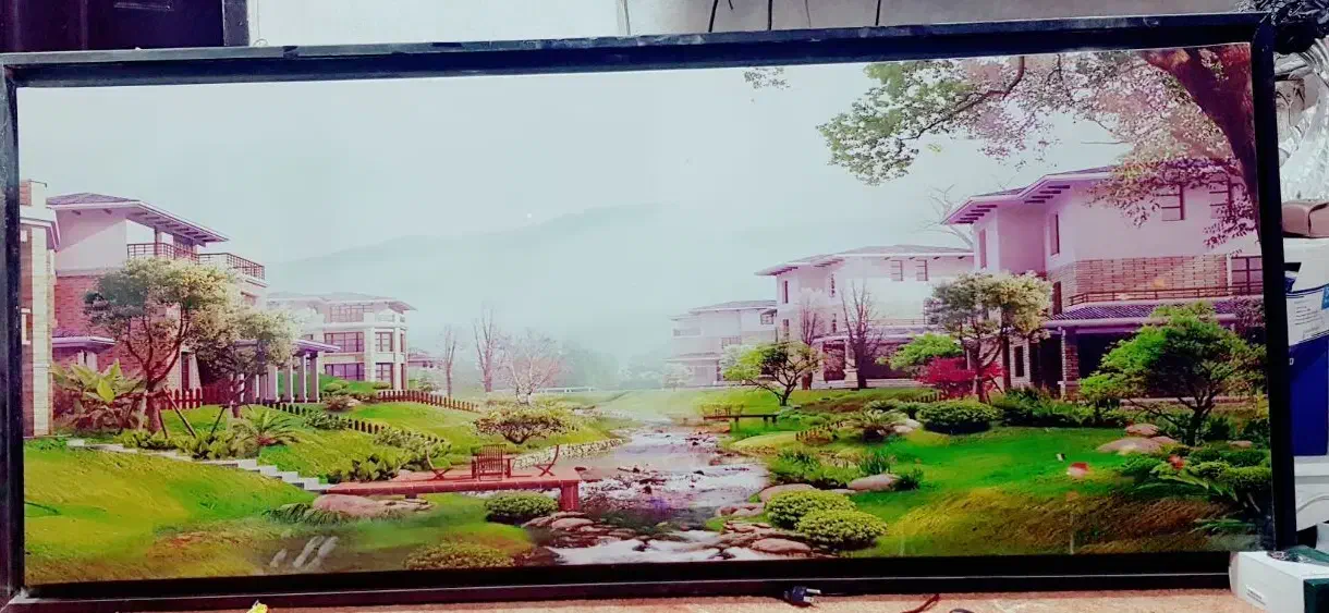 تابلو چراغ دار در حد نو|تابلو، نقاشی، عکس|بندر امام خمینی, |دیوار