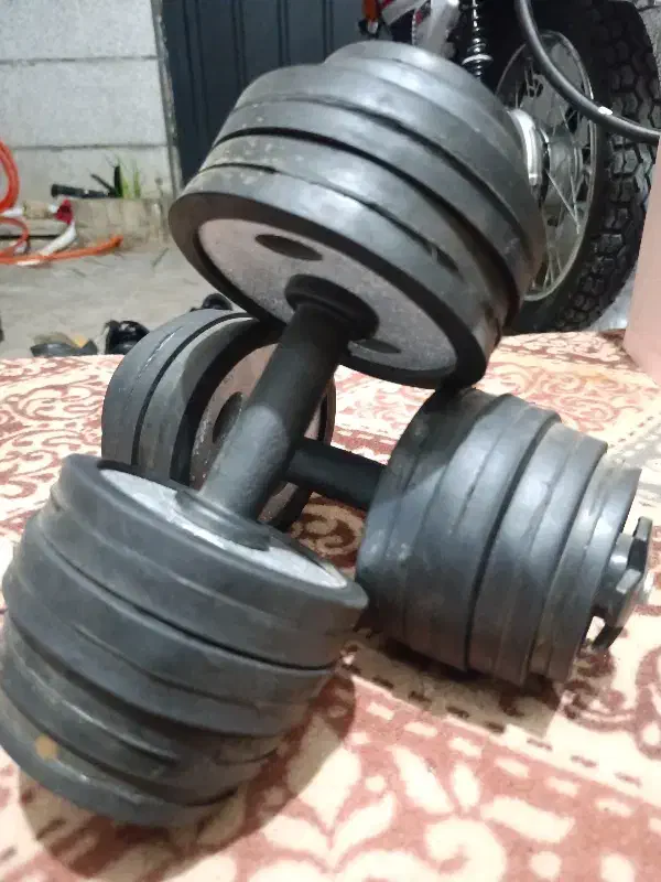 دمبل 20کیلویی|تجهیزات ورزشی|محمدیه-قزوین, |دیوار