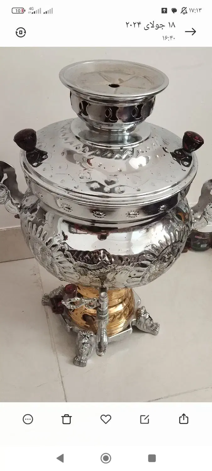 سماور طرح هخامنشی 8 لیتری|سماور، چای‌ساز، قهوه‌ساز|تبریز, |دیوار